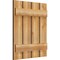 Ekena Millwork Spaced Board-n-Batten Shutters, Rough Sawn Western Red Cedar, 23W x 27H, PR RBS06S23X027RWR - alternate 3